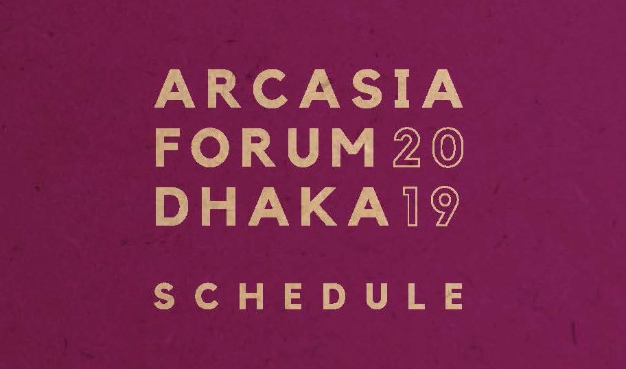 ARCASIA FORUM 20 – Program Schedule