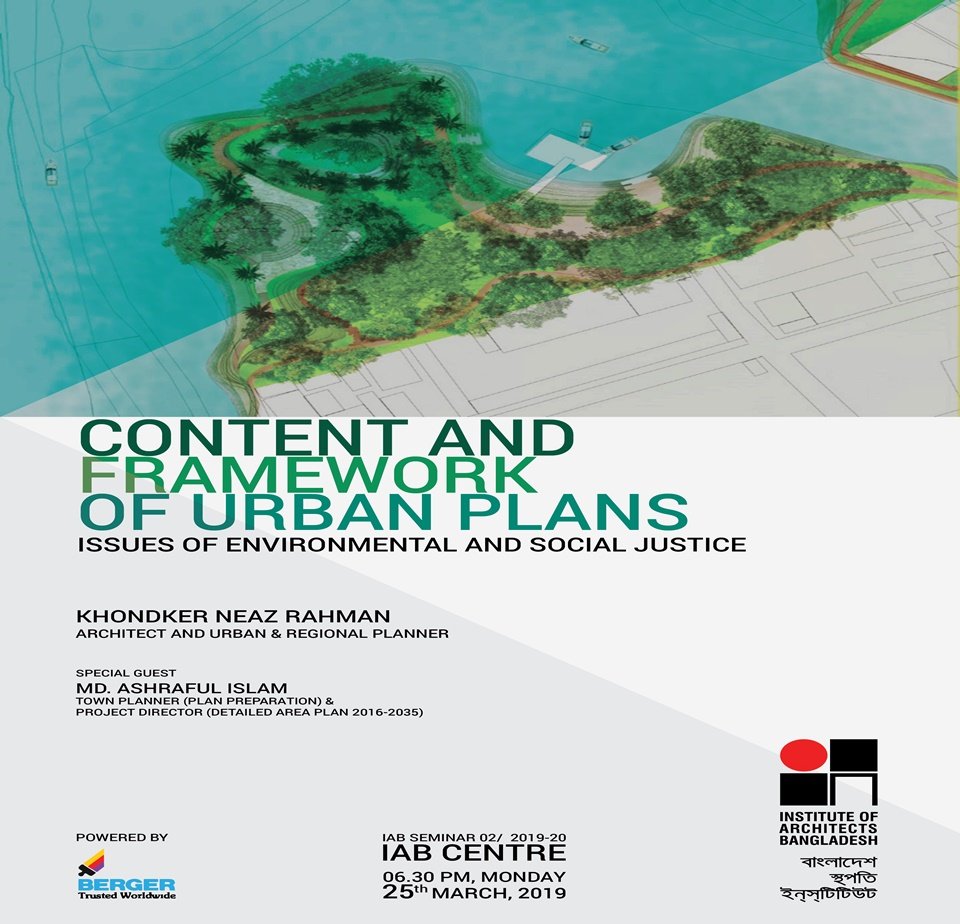 CONTENT & FRAMEWORK OF URBAN PLANS