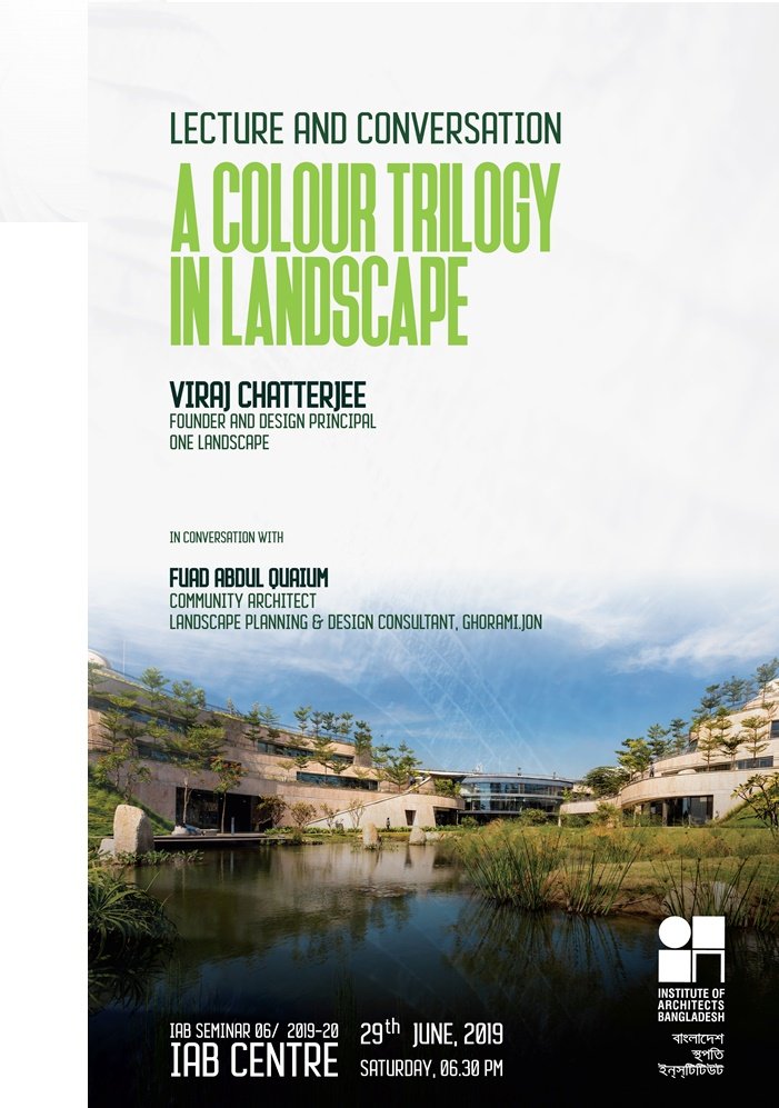 LECTURE AND CONVERSATION – A COLOUR TRILOGY IN LANDSCAPE